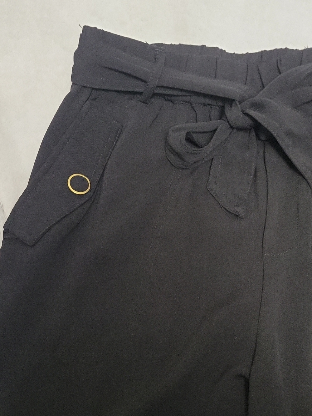 Kaffe Size 8-10 Pull On Kaella City Shorts In Black - Picture 3 of 6